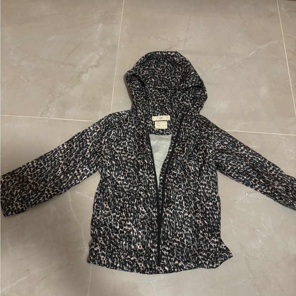 Mango Girl cheetah Raincoat 5/6y